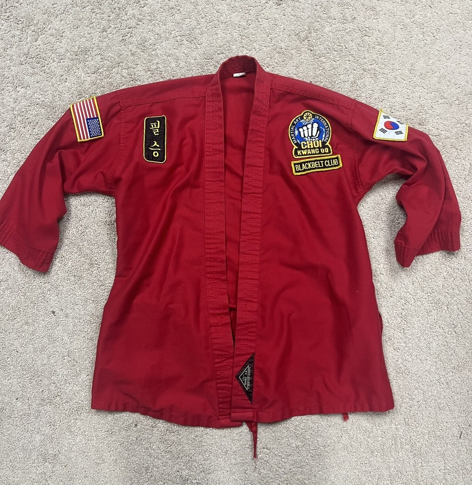 Tiger Claws TC 2000 CHOI KWANG DO Korean MARTIAL ARTS Uniform Shirt Youth Medium
