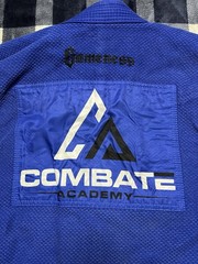 Gameness Air BJJ Gi Blue Size A2 Combate Academy Uniform Top Only No Belt