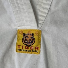 Taekwondo White Tiger Suit Womens Karate Shirt Size 00 Pants Size 2
