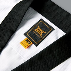 Mooto Official Taekwondo Karate Hapkido Uniform Dobok Gi Black Collar Kid Adult