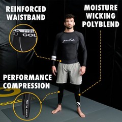 Jiu Jitsu Spats – Base Layer for Gi and No-Gi Grappling – Martial Arts Pants …