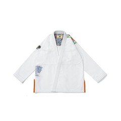 Albino and Preto Batch #108: Stained Glass BJJ Kimono 450 gsm White BJJ Gi