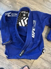 Tatami Fightwear BJJ Gi Youth M1 Blue 100% Cotton Brazilian Jiu Jitsu Kimono Set