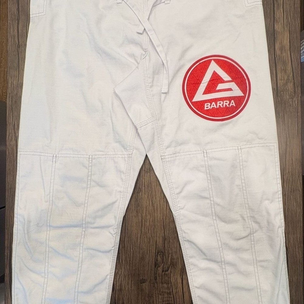 Gracie Barra Equipe GB Jiu Jitsu Gi Ripstop Pants – White