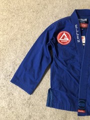Gracie Barra Equipe GB Jiu Jitsu Kimono Top Youth Y5 Blue Marital Arts MMA