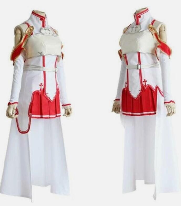 Sword Art Online SAO Yūki Asuna/Yuuki Asuna cosplay costume Full set
