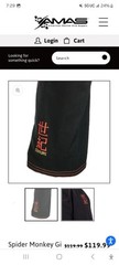 Century MA Spider Monkey Heavy Weight BJJ Gi Size: A4