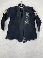 hayabusa jiu jitsu gi Y4 Youth Black MMA Fighters Tough Roll Choke