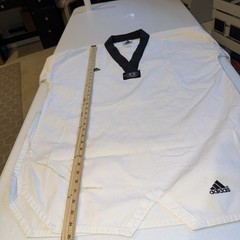 Adidas Taekwondo Korea GI Mens Sz 7 XL White USA Pullover Martial Arts