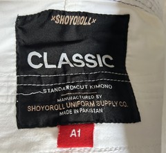 Shoyoroll Comp Standard, Competitor LITE,XIV Q2 – White – Size A1 – Gently Used