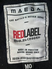 Maeda Red Label 3.0 Jiu Jitsu Gi Black Kids Top Only Size M0