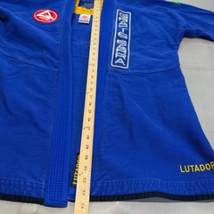 Gracie Barra Equippe Lutador Brazilian Jiu-Jitsu BJJ Gi Set Blue Men A5-XXXX