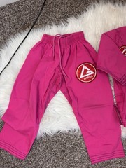 Gracie Barra Girls Pink Jiu Jitsu GI Kimono Y1