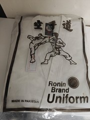 Ronin Brand Competition Karate Uniform Pants/ Belt/ Shirt-Size 3 / 100% Cotton