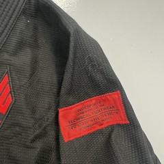 Elite Gi Adults C2 Black Red Marital Arts Uniform Top BBJ Polyester Blend