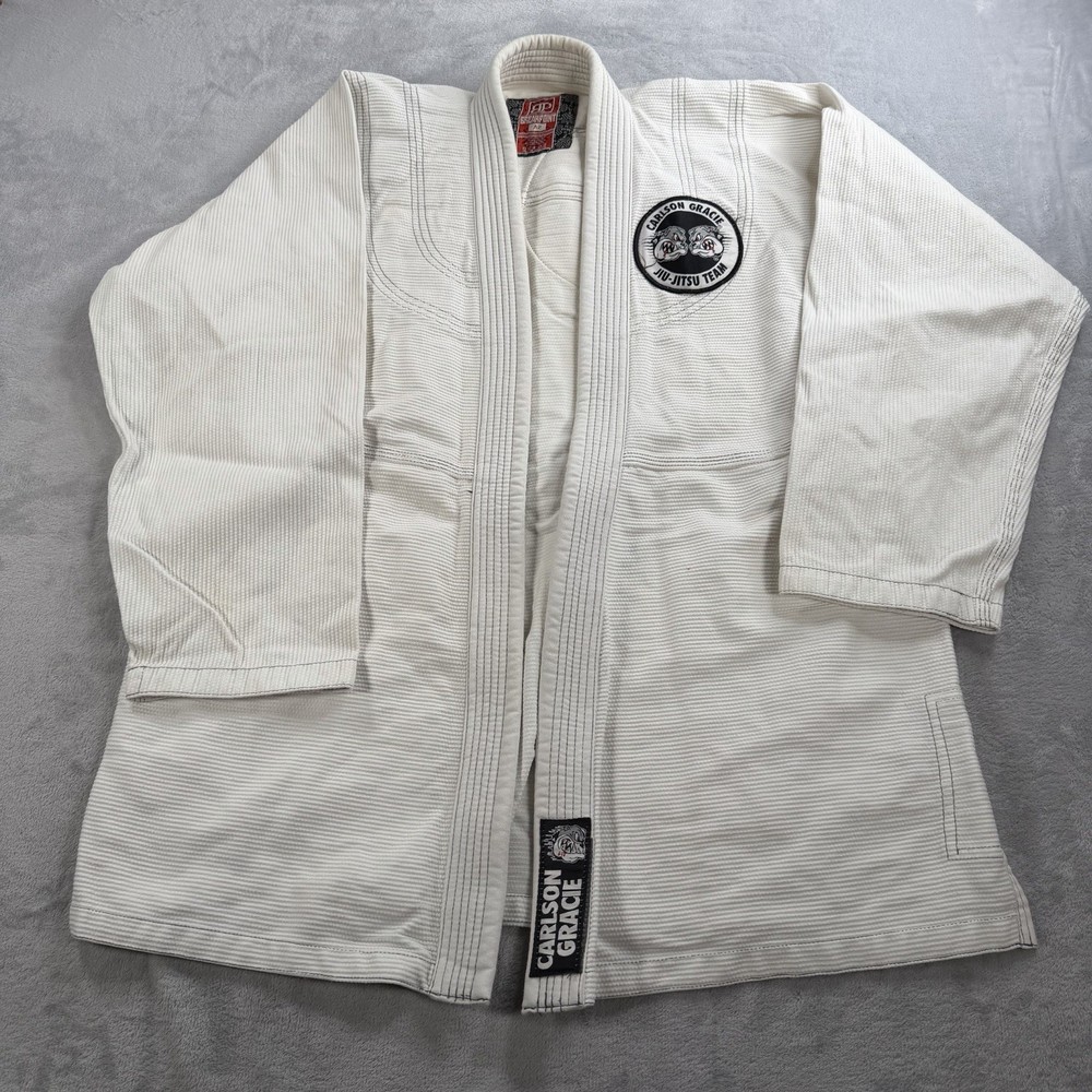 Break Point BJJ Gi A2 Adult Jiu Jitsu Kimono Carlson Gracie Patch White