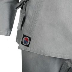 ProForce Classic Karate Uniform Elastic Drawstring 5 oz. 60-40 Blend -Gray