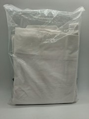 Taekwondo Gi / Uniform White Fabric w/ White Belt Size 4 180cm Brand New