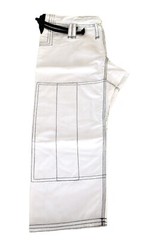 Martial Sports Premium Brazilian Jiu Jitsu Gi White/Blk Free Belt Free Shipping
