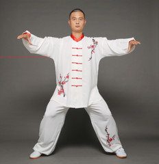 Summer Chinese Tai Chi Linen Uniforms Unisex Wushu Kung Fu Suit Clothing Sets