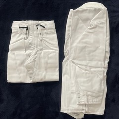 White Origin Kids Gi 5/6 With Custom Embroidered Logo On Back