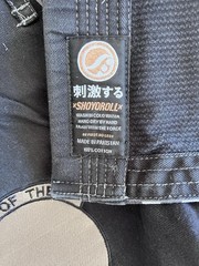 Shoyoroll BJJ Gi Standard Cut Size A3, Black – Excellent Condition