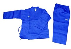 Moospo Taekwondo Judo Dan Dobok Plain Uniform White Blue Red