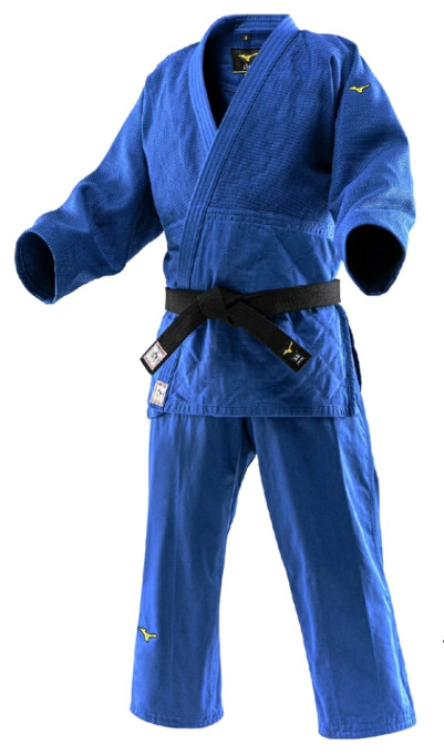 Mizuno AA0127 Yusho Blue Judo Gi Uniform IJF Approved Made in Japan Fabric