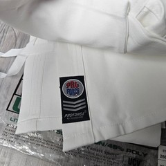 ProForce 6 OZ Karate Uniform Kids 00 White Student Gi Lightweight With Belt NWT