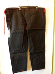 LORDZ OF JIU JITSU WORLD FAMOUS BRAZILIAN TWO PIECE SET BLACK SIZE LARGE