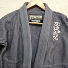 Venum Contender 2.0 BJJ Gi Jiu Jitsu Sz C3 Gray Uniform Jacket ONLY Athletic