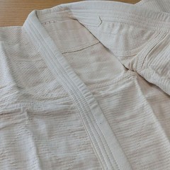 Judo Uniform, Black Belt Mark, Size 000, With White Belts (Top And