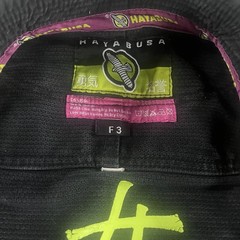 Hayabusa Onna Bugisha Jiu Jitsu Gi Black Jacket Adult F3 Pearl Weave 100% Cotton