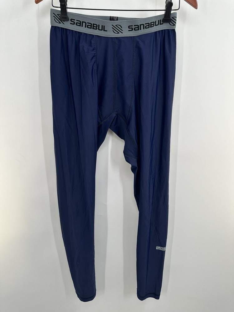 Lot Of 3 Mens Jiu Jitsu Base Layer Compression Pants Size XL Sanabul T57