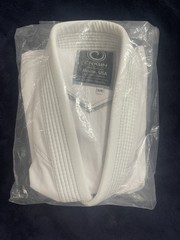 White Origin Kids Gi 5/6 With Custom Embroidered Logo On Back