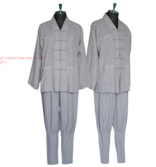 Cotton Meditation Buddhist Monk Clothes Summer Kung Fu Tai Chi Shaolin Uniforms