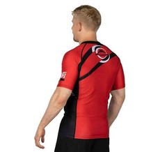 Fuji Vision MMA BJJ Jiu Jitsu ShortSleeve ShortSleeve SS Rashguard – Red