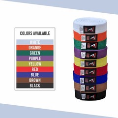FADI Sports White Karate Belt Martial Arts Rank Taekwondo Judo Training Gi