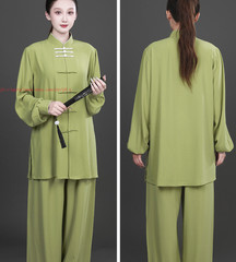 Unisex Cotton blend Kung Fu Tai Chi Uniform Martial Arts Clothes Traditional Set