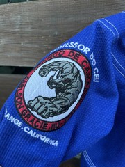 Carlson Gracie Kids Blue Jiu Jitsu Team Gi, Set Orange Ca M-000