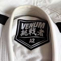 GUC Venum White Challenger BJJ Gi Jiu Jitsu Uniform & Bag (Size A2)
