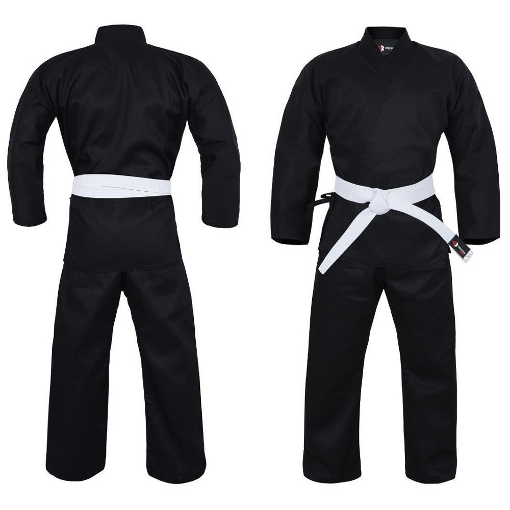 Adult Kids Premium Karate Gi Uniform Suit Arts Training Taekwondo Suit Free Belt
