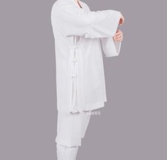 Summer Men Wudang Taoist Robes Wushu Kung Fu Tai Chi Morning Exercise Uniforms