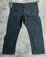 CTRL INDUSTRIES Gi Mens A1 Black Twill Jacket Pants Embroidered Set Jiu Jitsu