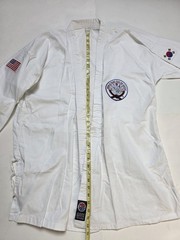 White World Tang Soo Do Association uniform with a white belt included Size 5