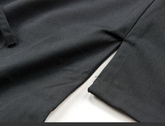 IAIDO broad SLEEVE Black GI large sleeves Tetron jacket japanese kimono top gi