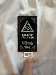 Gracie Jiu-Jitsu Official Gi 100% Cotton BJJ Set Youth Size 000/110 Unisex