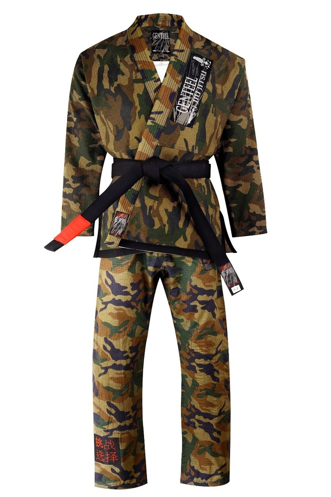 Genteel Jiu Jitsu GI custom made high quality 100% cotton BJJ GI A1L size