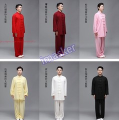 Women Men Soft Chinese Tai Chi Martial arts Suit Wing chun Wushu Kung fu Uniform