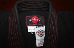 KANKU NEW Black Jiu jitsu uniform, 550 gram Gold Weave, Bjj gi for Adult, Kids